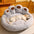 Grey Paw Shaped Calming Plush Pet Bed